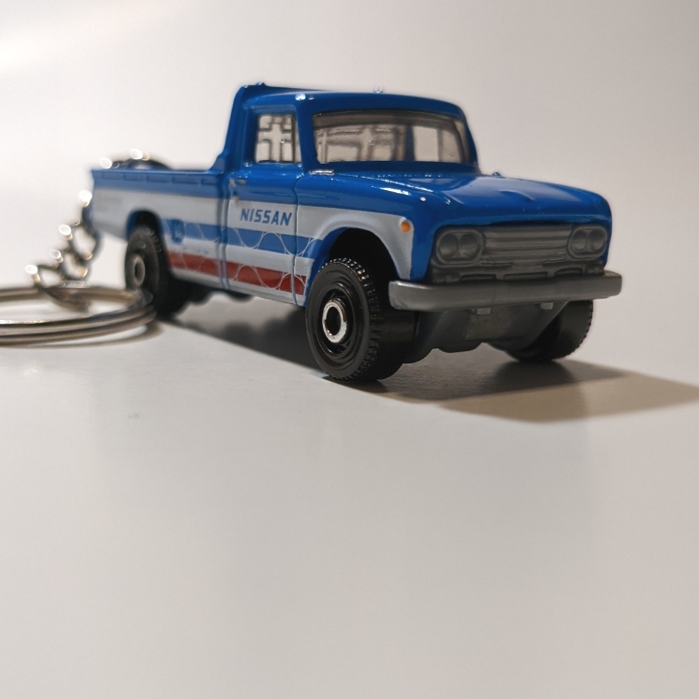 Old Nissan Truck Custom Keychain Hot Wheels Matchbox